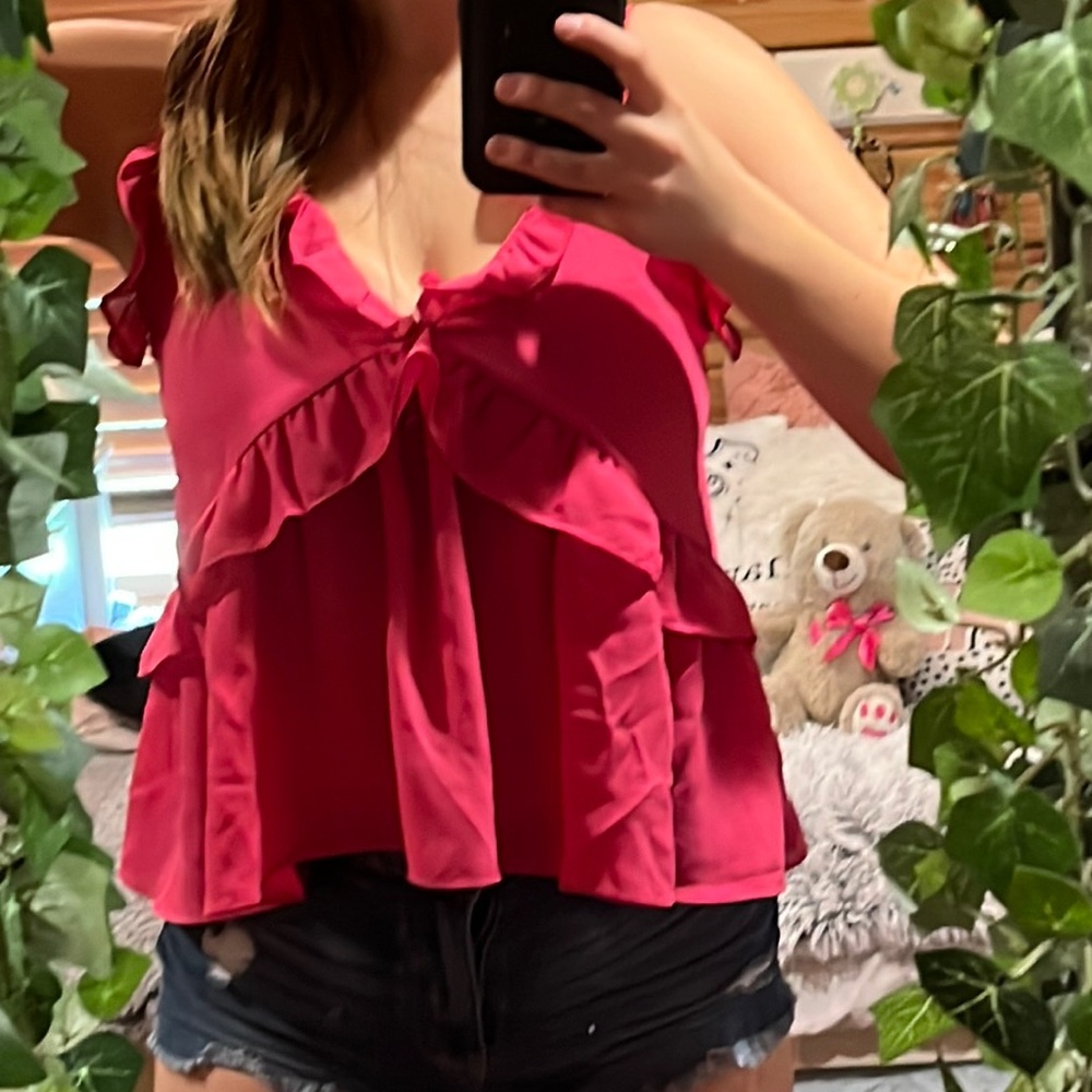 Lauren James hot pink tank
